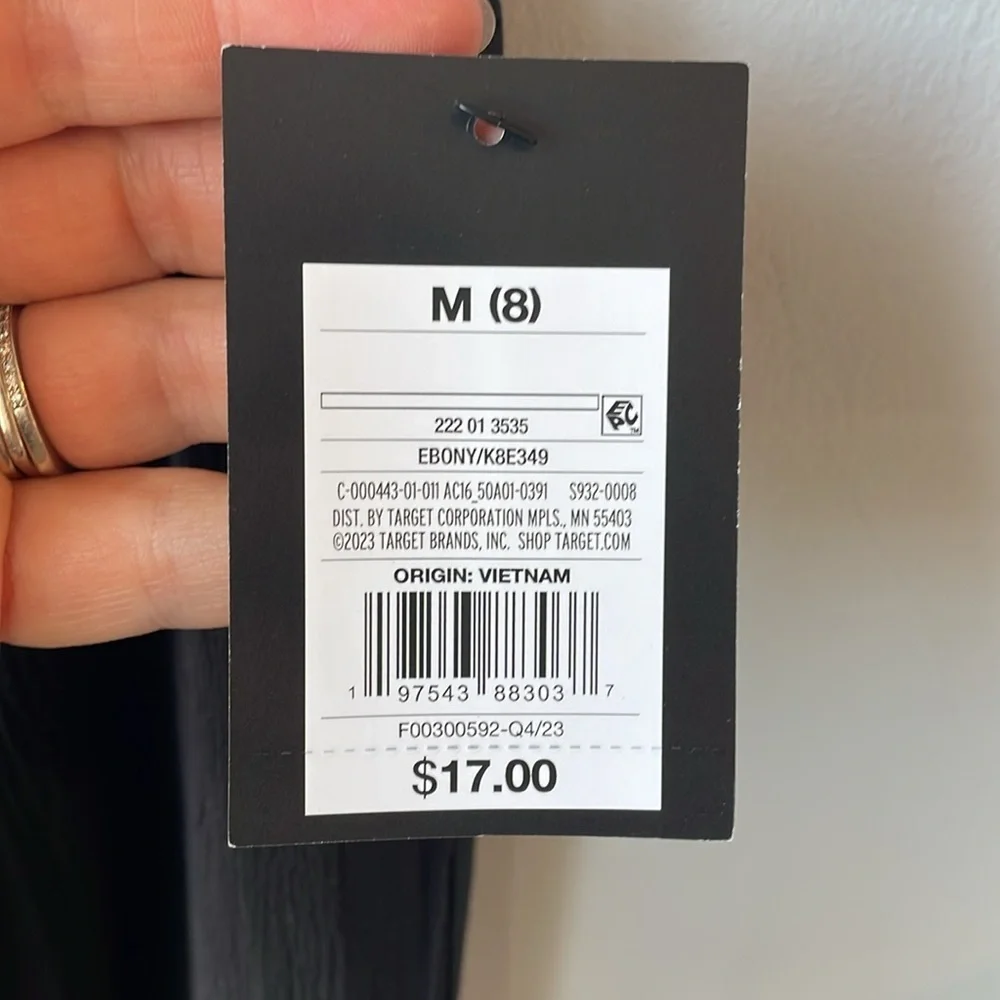 NWT Art‎ Class Black Rayon Cover Up Pants